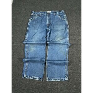 Vintage‎ 60s Big Mac Carpenter Jeans 40x34 (Fit 38x33) Sanforized Distressed USA
